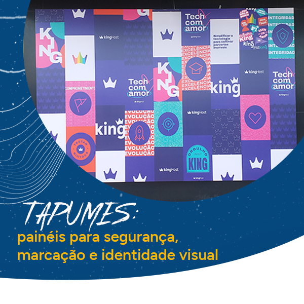 Tapumes: painéis para segurança, marcação e identidade visual